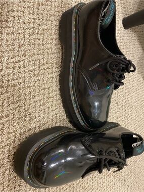 Dr. Martens Rainbow Patent Shoes